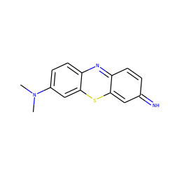 CN(C)c1ccc2nc3ccc(=N)cc-3sc2c1 ZINC000004272011