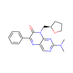 CN(C)c1ncc2nc(-c3ccccc3)c(=O)n(C[C@H]3CCCO3)c2n1 ZINC000004238852