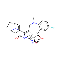 CN(C[C@H](O)CO)C(=O)CN1[C@H]2CC[C@@H]1C=C(c1[nH]c3nccc4c3c1CN(C)c1ccc(F)cc1-4)C2 ZINC001772647815