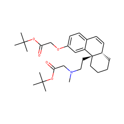 CN(CC[C@]12CCCC[C@H]1C=Cc1ccc(OCC(=O)OC(C)(C)C)cc12)CC(=O)OC(C)(C)C ZINC000029476548