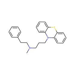 CN(CCCN1c2ccccc2Sc2ccccc21)CCc1ccccc1 ZINC000299819416