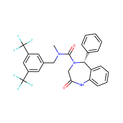 CN(Cc1cc(C(F)(F)F)cc(C(F)(F)F)c1)C(=O)N1CC(=O)Nc2ccccc2[C@H]1c1ccccc1 ZINC000001486958