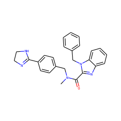 CN(Cc1ccc(C2=NCCN2)cc1)C(=O)c1nc2ccccc2n1Cc1ccccc1 ZINC000042891285