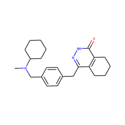 CN(Cc1ccc(Cc2n[nH]c(=O)c3c2CCCC3)cc1)C1CCCCC1 ZINC000168538239
