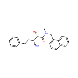 CN(Cc1cccc2ccccc12)C(=O)[C@@H](O)[C@H](N)CCc1ccccc1 ZINC000027898354