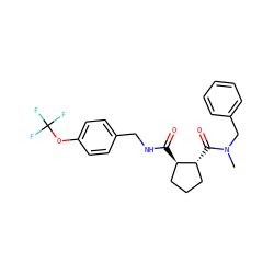CN(Cc1ccccc1)C(=O)[C@@H]1CCC[C@H]1C(=O)NCc1ccc(OC(F)(F)F)cc1 ZINC000028571500