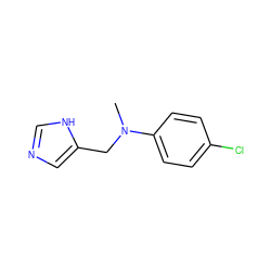 CN(Cc1cnc[nH]1)c1ccc(Cl)cc1 ZINC000096177479
