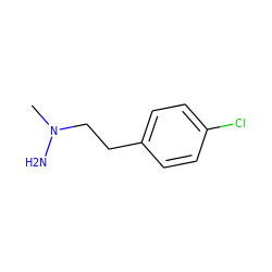 CN(N)CCc1ccc(Cl)cc1 ZINC000064485911