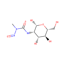 CN(N=O)C(=O)N[C@@H]1[C@H](O)O[C@H](CO)[C@@H](O)[C@@H]1O ZINC000021985248