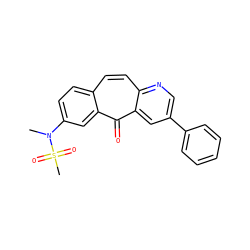 CN(c1ccc2ccc3ncc(-c4ccccc4)cc3c(=O)c2c1)S(C)(=O)=O ZINC000072110782