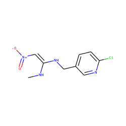 CN/C(=C\[N+](=O)[O-])NCc1ccc(Cl)nc1 ZINC000034107265