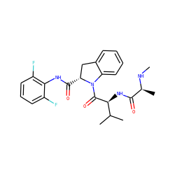 CN[C@@H](C)C(=O)N[C@H](C(=O)N1c2ccccc2C[C@H]1C(=O)Nc1c(F)cccc1F)C(C)C ZINC001772641285