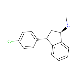 CN[C@@H]1C[C@@H](c2ccc(Cl)cc2)c2ccccc21 ZINC000029480023