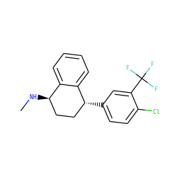 CN[C@@H]1CC[C@@H](c2ccc(Cl)c(C(F)(F)F)c2)c2ccccc21 ZINC000029320572