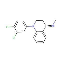 CN[C@@H]1CCN(c2ccc(Cl)c(Cl)c2)c2ccccc21 ZINC000066259535