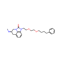 CN[C@@H]1Cc2cccc3c2n(c(=O)n3CCOCCOCCCCc2ccccc2)C1 ZINC001772606422