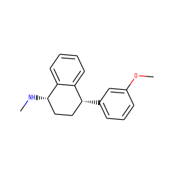 CN[C@H]1CC[C@@H](c2cccc(OC)c2)c2ccccc21 ZINC000029320316