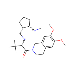 CN[C@H]1CCC[C@H]1CN[C@H](C(=O)N1CCc2cc(OC)c(OC)cc2C1)C(C)(C)C ZINC000045506131