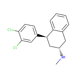 CN[C@H]1Cc2ccccc2[C@H](c2ccc(Cl)c(Cl)c2)C1 ZINC000066102395