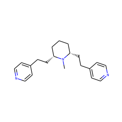 CN1[C@H](CCc2ccncc2)CCC[C@@H]1CCc1ccncc1 ZINC000049035954