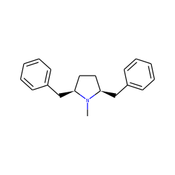 CN1[C@H](Cc2ccccc2)CC[C@@H]1Cc1ccccc1 ZINC000045317308