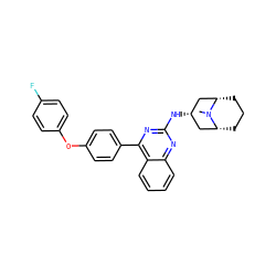 CN1[C@H]2CCC[C@@H]1C[C@H](Nc1nc(-c3ccc(Oc4ccc(F)cc4)cc3)c3ccccc3n1)C2 ZINC001772597989