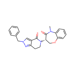CN1C(=O)[C@@H](N2CCc3nn(Cc4ccccc4)cc3C2=O)COc2ccccc21 ZINC001772583777
