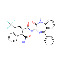 CN1C(=O)[C@@H](NC(=O)[C@H](CCC(F)(F)F)[C@@H](C(N)=O)c2ccccc2)N=C(c2ccccc2)c2ccccc21 ZINC000205736117