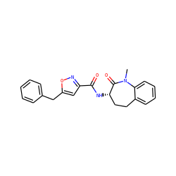 CN1C(=O)[C@@H](NC(=O)c2cc(Cc3ccccc3)on2)CCc2ccccc21 ZINC000653739171