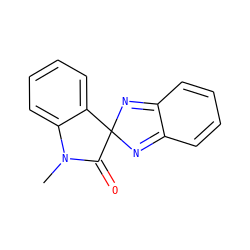 CN1C(=O)C2(N=c3ccccc3=N2)c2ccccc21 ZINC000004257312