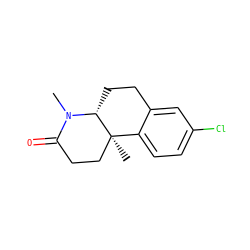 CN1C(=O)CC[C@]2(C)c3ccc(Cl)cc3CC[C@@H]12 ZINC000003800068