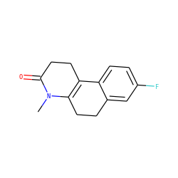 CN1C(=O)CCC2=C1CCc1cc(F)ccc12 ZINC000040503794