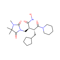 CN1C(=O)N(C[C@@H](C(=O)NO)[C@@H](CC2CCCC2)C(=O)N2CCCCC2)C(=O)C1(C)C ZINC000000836095