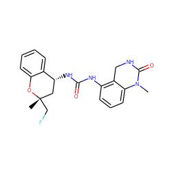 CN1C(=O)NCc2c(NC(=O)N[C@@H]3C[C@](C)(CF)Oc4ccccc43)cccc21 ZINC000144459081