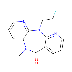 CN1C(=O)c2cccnc2N(CCF)c2ncccc21 ZINC000000013463