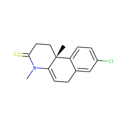 CN1C(=S)CC[C@@]2(C)C1=CCc1cc(Cl)ccc12 ZINC000036189733