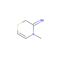 CN1C=CSCC1=N ZINC000140350604