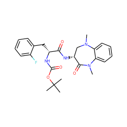 CN1C[C@@H](NC(=O)[C@@H](Cc2ccccc2F)NC(=O)OC(C)(C)C)C(=O)N(C)c2ccccc21 ZINC000029040450