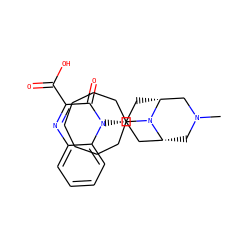 CN1C[C@@H]2C[C@H](n3c(=O)c(C(=O)O)nc4ccccc43)C[C@H](C1)N2C1CCCCCCC1 ZINC000114709197