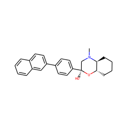 CN1C[C@](O)(c2ccc(-c3ccc4ccccc4c3)cc2)O[C@H]2CCCC[C@@H]21 ZINC000064513505