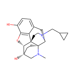 CN1C[C@]2(O)CC[C@]13[C@H]1Cc4ccc(O)c5c4[C@@]3(CCN1CC1CC1)[C@H]2O5 ZINC000084586514