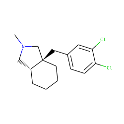 CN1C[C@H]2CCCC[C@@]2(Cc2ccc(Cl)c(Cl)c2)C1 ZINC000072113680