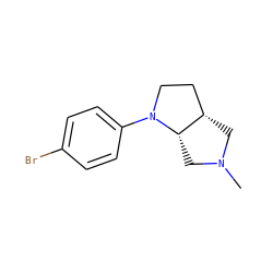 CN1C[C@H]2CCN(c3ccc(Br)cc3)[C@H]2C1 ZINC000062178493