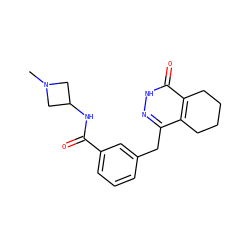 CN1CC(NC(=O)c2cccc(Cc3n[nH]c(=O)c4c3CCCC4)c2)C1 ZINC000169180218