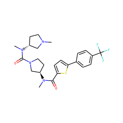 CN1CC[C@@H](N(C)C(=O)N2CC[C@@H](N(C)C(=O)c3ccc(-c4ccc(C(F)(F)F)cc4)s3)C2)C1 ZINC000028462609
