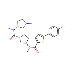 CN1CC[C@@H](N(C)C(=O)N2CC[C@H](N(C)C(=O)c3ccc(-c4ccc(Cl)cc4)s3)C2)C1 ZINC000028463832