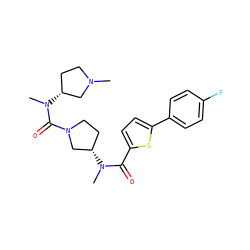 CN1CC[C@@H](N(C)C(=O)N2CC[C@H](N(C)C(=O)c3ccc(-c4ccc(F)cc4)s3)C2)C1 ZINC000028462113
