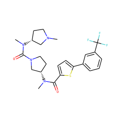 CN1CC[C@@H](N(C)C(=O)N2CC[C@H](N(C)C(=O)c3ccc(-c4cccc(C(F)(F)F)c4)s3)C2)C1 ZINC000028460897