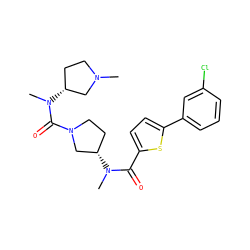 CN1CC[C@@H](N(C)C(=O)N2CC[C@H](N(C)C(=O)c3ccc(-c4cccc(Cl)c4)s3)C2)C1 ZINC000028461070