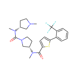 CN1CC[C@@H](N(C)C(=O)N2CC[C@H](N(C)C(=O)c3ccc(-c4ccccc4C(F)(F)F)s3)C2)C1 ZINC000028462906